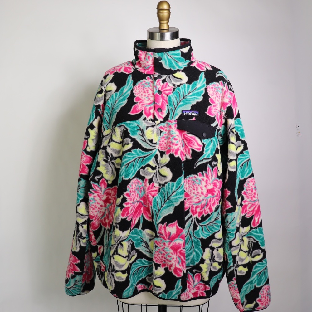 Patagonia Synchilla Snap T Fleece Pullover Manoa Print